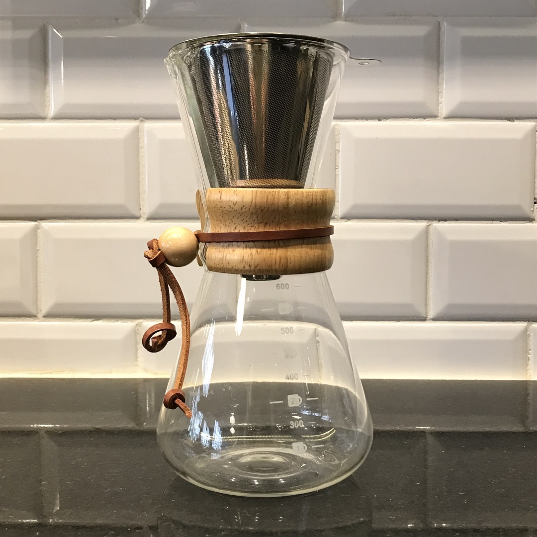 Cafetera de goteo (simil chemex)