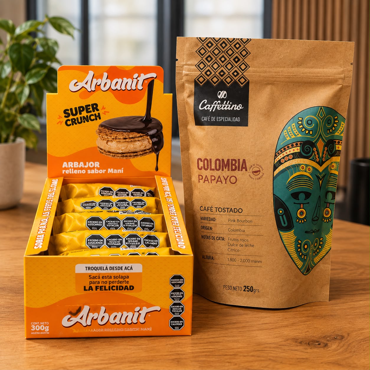 Combo Café Caffettino + Arbajor